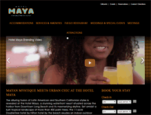 Tablet Screenshot of hotelmayalongbeach.com